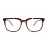 preppy rectangle tortoiseshell acetate adult optical glasses frames