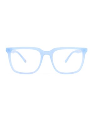 preppy rectangle blue acetate adult optical glasses frames