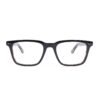 rectangle black acetate adult optical glasses frames