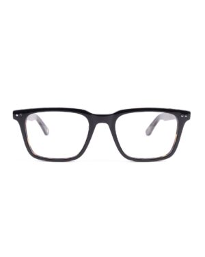 rectangle black acetate adult optical glasses frames
