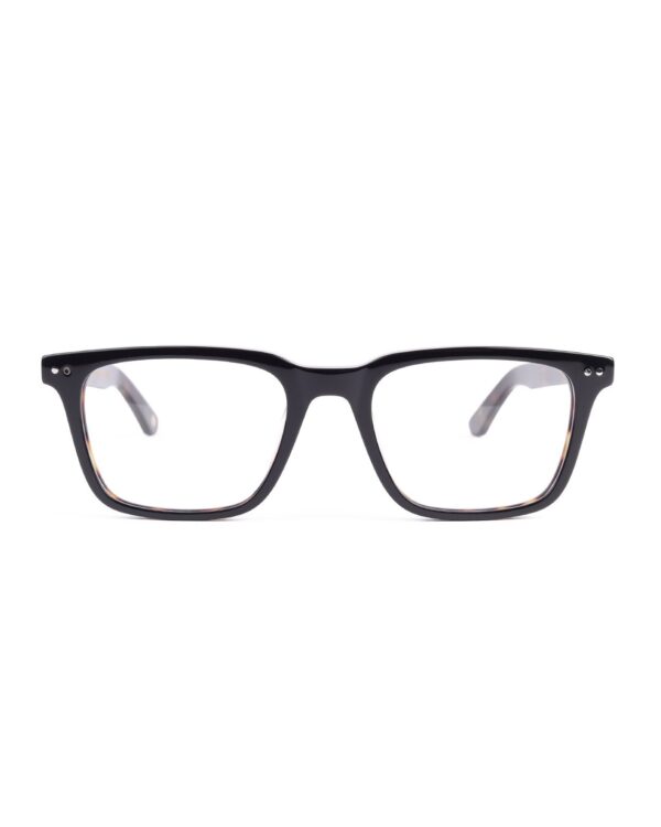 rectangle black acetate adult optical glasses frames
