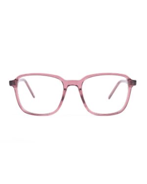 retro square pink acetate adult optical glasses frames