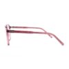 retro square pink acetate adult optical glasses frames