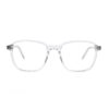retro square grey acetate adult optical glasses frames
