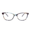 petite cat eye blue tortoiseshell acetate adult optical glasses frames