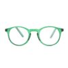 keyhole round preppy green adult recycled reading glasses readers