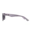 chunky flat top rectangle grey adult recycled sunglasses