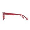 oversized square red adult recycled reading glasses readers