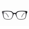 oversized square black adult recycled reading glasses readers