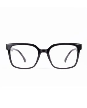 oversized square black adult recycled reading glasses readers
