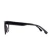 oversized square black adult recycled reading glasses readers