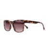 oversized square brown tortoiseshell adult recycled sunglasses