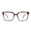 oversized square brown tortoiseshell adult recycled reading glasses readers