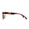 oversized square brown tortoiseshell adult recycled reading glasses readers