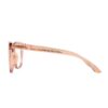 oversized square cat eye pink blush adult recycled reading glasses readers