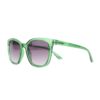 oversized square cat eye green adult recycled sunglasses