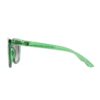 oversized square cat eye green adult recycled sunglasses