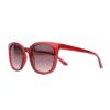 oversized square cat eye red adult recycled sunglasses