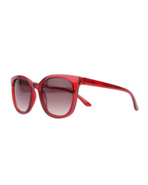 oversized square cat eye red adult recycled sunglasses