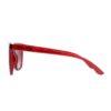 oversized square cat eye red adult recycled sunglasses