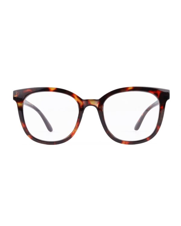 oversized square cat eye brown tortoiseshell adult recycled reading glasses readers