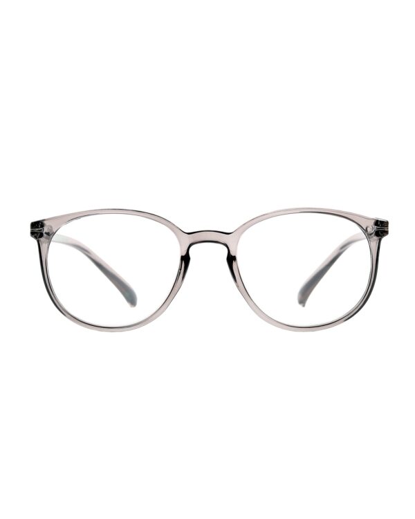 round key hole grey adult recycled reading glasses readers
