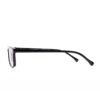 narrow rectangle black adult recycled reading glasses readers