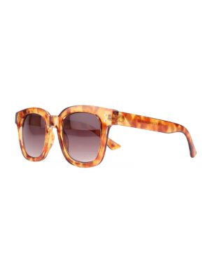 oversized chunky orange tortoiseshell adult recycled sunglasses