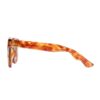 oversized chunky orange tortoiseshell adult recycled sunglasses
