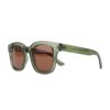 oversized chunky green adult recycled sunglasses