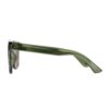 oversized chunky green adult recycled sunglasses