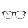 round key hole black adult recycled reading glasses readers