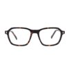 tortoiseshell acetate rectangle retro adults optical glasses
