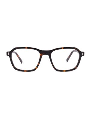 tortoiseshell acetate rectangle retro adults optical glasses