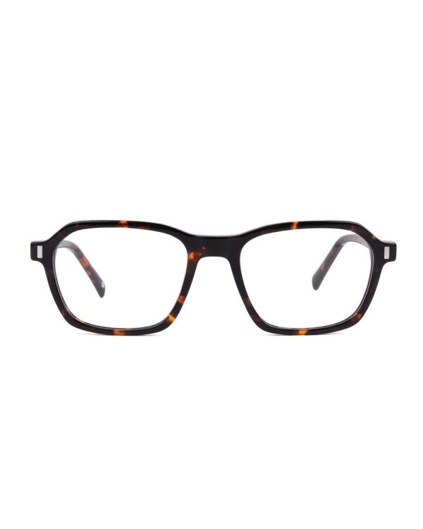 tortoiseshell acetate rectangle retro adults optical glasses