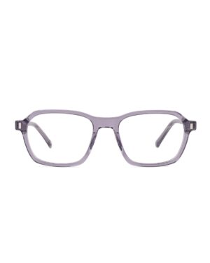 grey acetate rectangle retro adults optical glasses