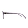 grey acetate rectangle retro adults optical glasses