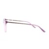 Cat eye round acetate combination purple adult optical frames