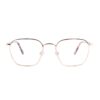 gold square metal adult optical frame
