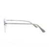 silver square metal adult optical frame