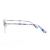 silver square metal adult optical frame