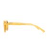 retro geometric yellow adult recycled sunglasses
