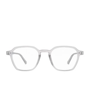 geometric key hole preppy round grey adult recycled readers