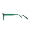 geometric key hole preppy round green adult recycled readers