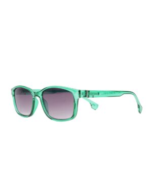 rectangle green adult recycled sunglasses