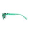 rectangle green adult recycled sunglasses