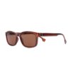 rectangle brown adult recycled sunglasses