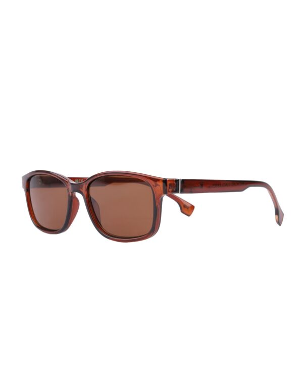 rectangle brown adult recycled sunglasses