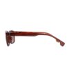 rectangle green adult recycled sunglasses