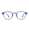 chunky round blue adult recycled readers reading glasses